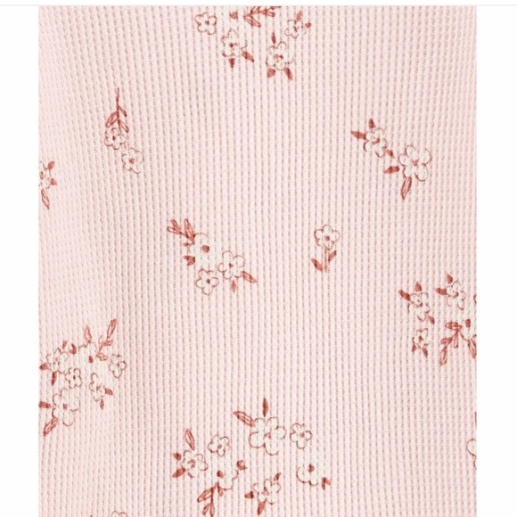 2-Piece Thermal Floral Bodysuit Pant Set - Baby Girl - Picture 2 of 4